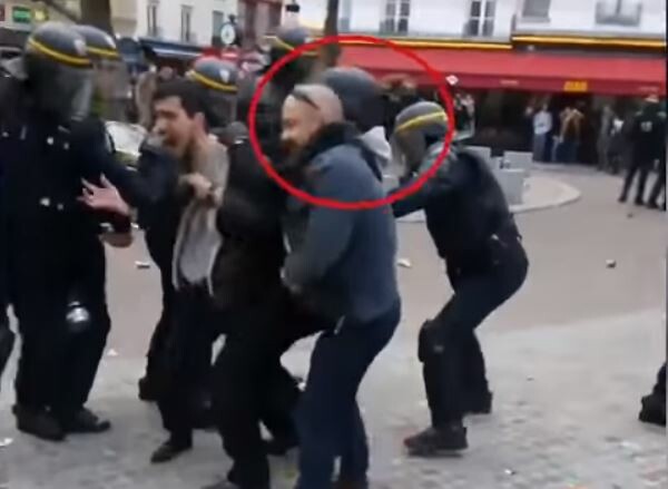 Έλληνας ο διαδηλωτής που ξυλοκόπησε ο σωματοφύλακας του Μακρόν; - BINTEO