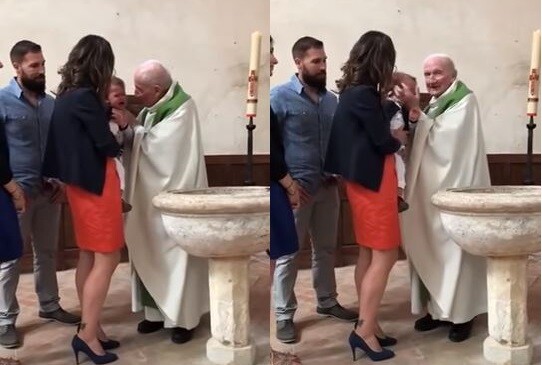 Οργή για τον ιερέα που χαστούκισε ένα μικρό αγόρι σε βάφτιση επειδή δεν σταματούσε να κλαίει