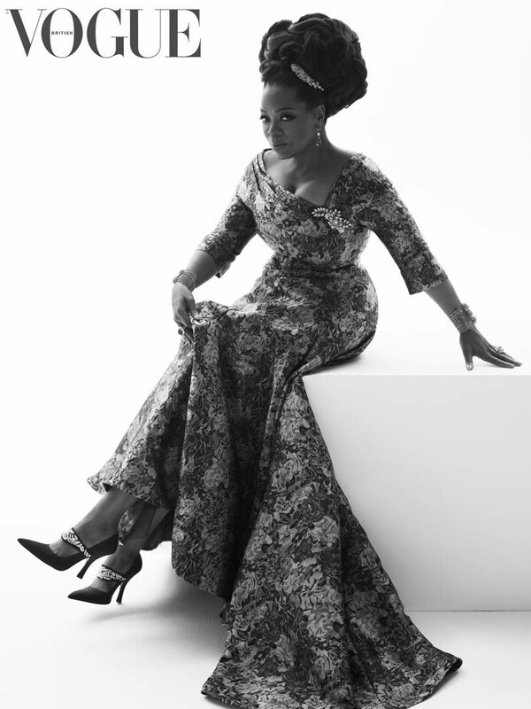 Η Όπρα Γουίνφρι στο εξώφυλλο της βρετανικής Vogue