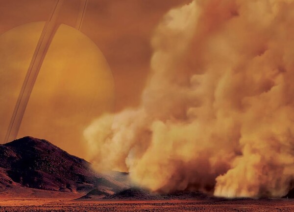 Σφοδρές αμμοθύελλες στον δορυφόρο του Κρόνου Τιτάνα