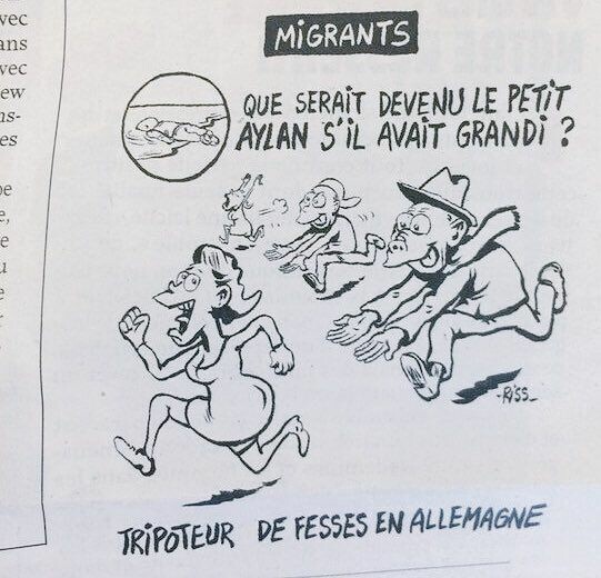Αηδιασμένη δηλώνει η θεία του μικρού Αϊλάν από το σκίτσο του Charlie Hebdo