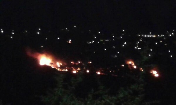 Μεγάλη πυρκαγιά στην Κεφαλονιά- Προς εκκένωση ένα χωριό