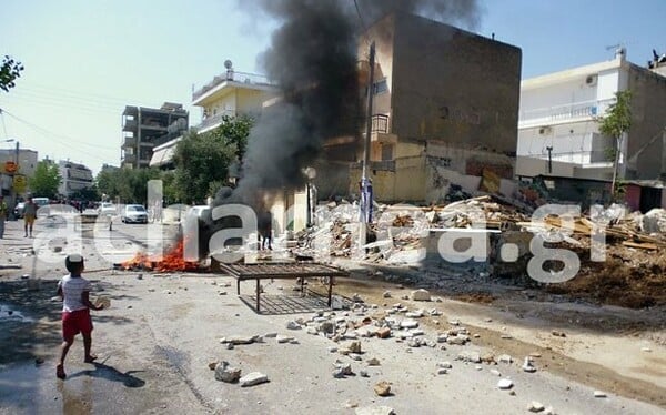 Ένταση και επεισόδια στο Μενίδι