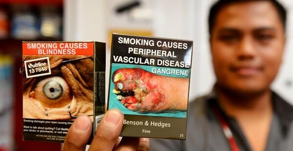 Οι φωτογραφίες με τα "άρρωστα" ανθρώπινα όργανα στα πακέτα των τσιγάρων δεν έχουν αντίκτυπο στους έφηβους καπνιστές
