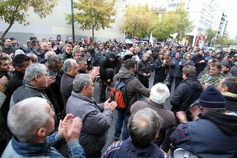 Ένταση και σήμερα στη Χαλυβουργία