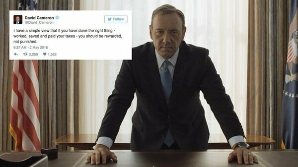 Το «House of Cards» τρολάρει τον Κάμερον μετά τις αποκαλύψεις για τα Panama Papers