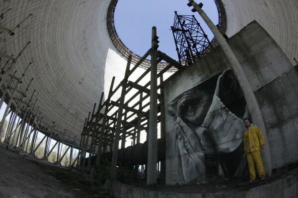 Το πρώτο mural στην απαγορευμένη ζώνη του Τσερνόμπιλ