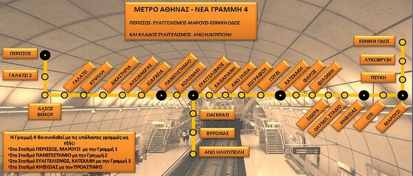 Στα «σκαριά» εννέα νέοι σταθμοί του Μετρό
