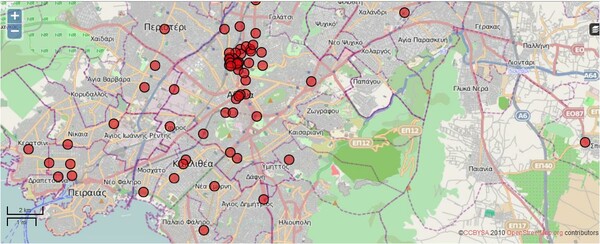 Ο ψηφιακός χάρτης του ρατσισμού στην Αθήνα