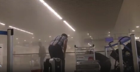 Νέο σοκαριστικό βίντεο απ' το αεροδρόμιο των Βρυξελλών