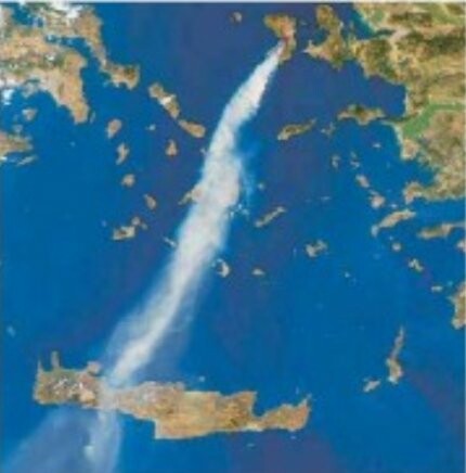 Μέχρι την Κρήτη έφτασαν οι καπνοί από την πυρκαγιά στη Χίο