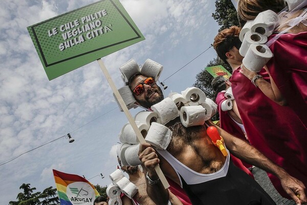 Xιλιάδες άνθρωποι στα Pride της Ρώμης, της Κροατίας και της Πολωνίας