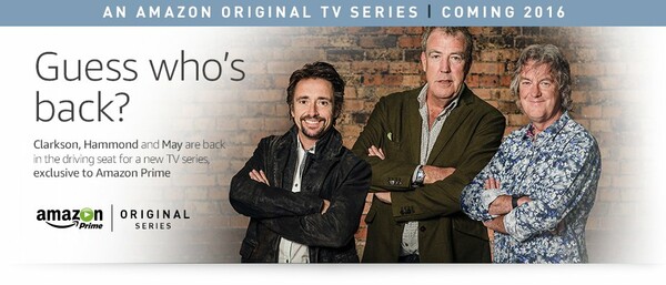 H Amazon έκλεισε συμβόλαιο με τους παρουσιαστές του Top Gear