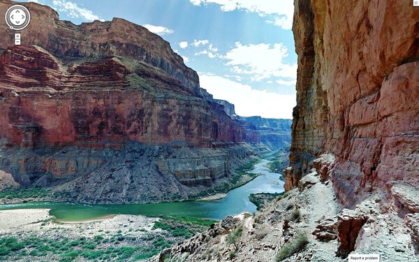 Κατάβαση στον ποταμό Colorado, με το Google Street View