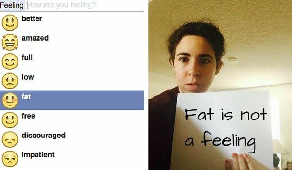 To Facebook αφαιρεί το emoticon "παχύς" από την λίστα συναισθημάτων
