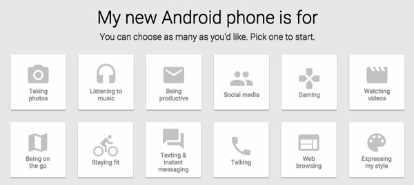 Η Google σας προτείνει το ιδανικό smartphone με Android