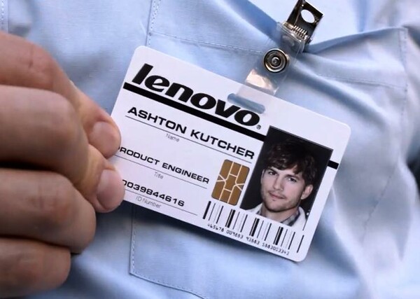 H Lenovo προσέλαβε τον Ashton Kutcher