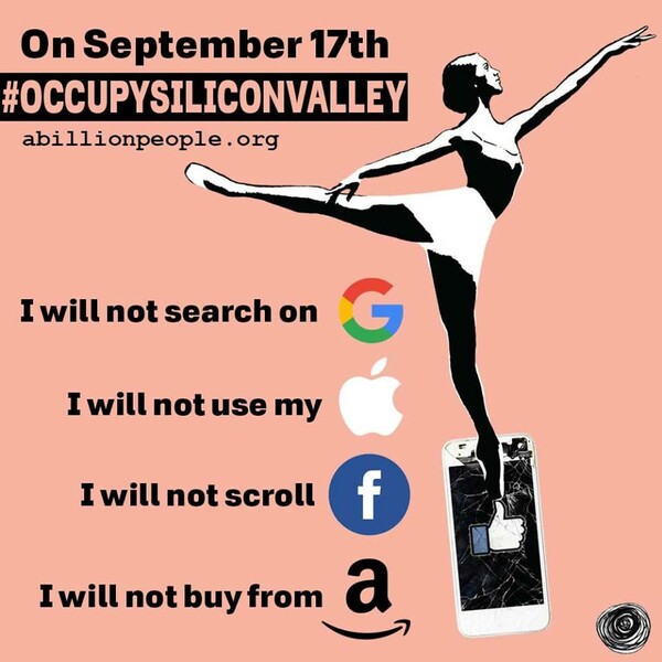 «Occupy Silicon Valley!»: Kάλεσμα για συμβολική «κατάληψη» των ιστότοπων των μεγαλύτερων ψηφιακών κολοσσών
