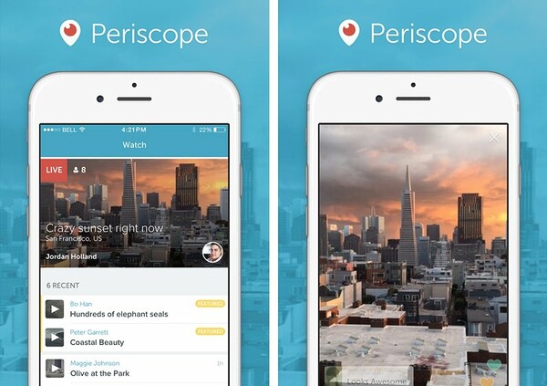 Κυκλοφόρησε το Periscope για Android