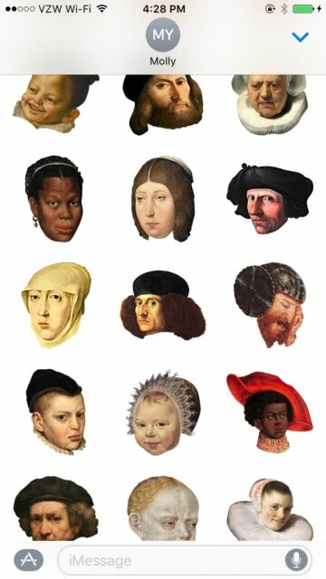 Τώρα μπορείτε να εκφραστείτε και με emojis από πίνακες μεγάλων ζωγράφων