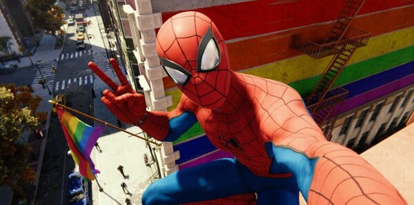 Πολύχρωμες σημαίες στο νέο video game του Spider Man - Διθυραμβικά σχόλια από τις LGBTQ κοινότητες