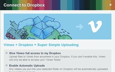 Συνεργάζονται οι εταιρείες DropBox και Vimeo