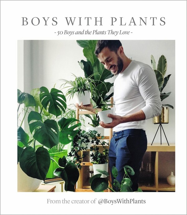 Boys with plants