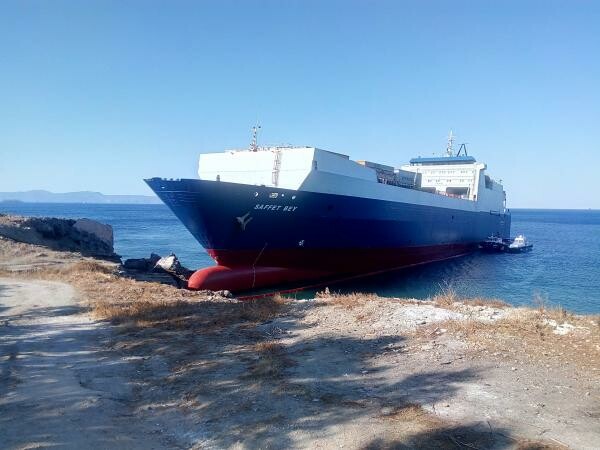 Τουρκικό φορτηγό πλοίο προσάραξε στη Λακωνία