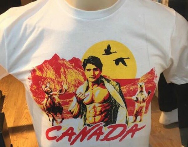 Κάποιοι έφτιαξαν μπλουζάκι με τον Τρουντό γυμνό και έγινε αμέσως viral