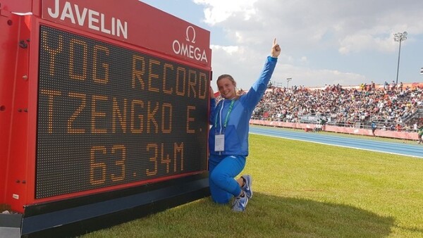 Η Ελίνα Τζένγκο κορυφαία αθλήτρια της Ευρώπης για τον Οκτώβριο