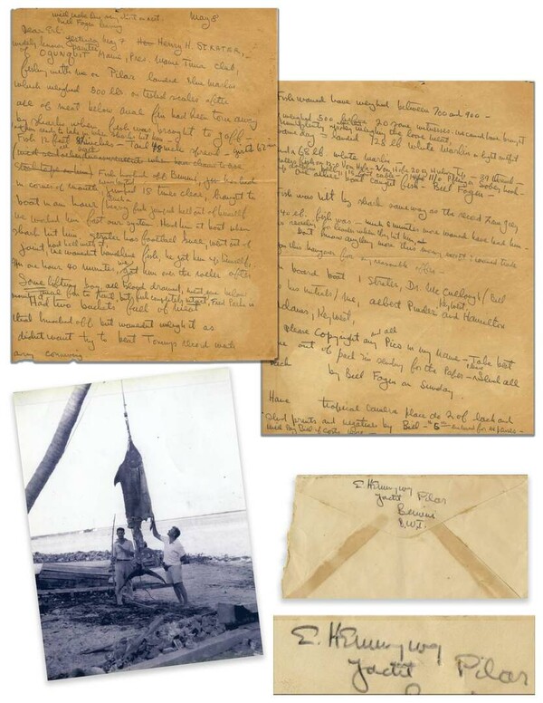 Πουλήθηκε η χειρόγραφη επιστολή του Χέμινγουεϊ με την ιστορία που ενέπνευσε το «Ο γέρος και η θάλασσα»