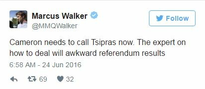 Δημοσιογράφος WSJ: Ας πάρει ο Κάμερον τηλέφωνο τον Τσίπρα