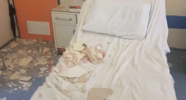 ΠΟΕΔΗΝ: Κατέρρευσε ταβάνι σε νοσοκομείο- Σοβαρός τραυματισμός (ΦΩΤΟΓΡΑΦΙΕΣ)