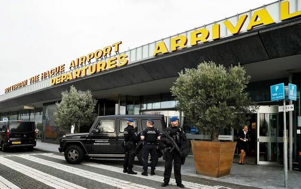 Σε συναγερμό το αεροδρόμιο του Ρότερνταμ λόγω τρομοκρατικής απειλής