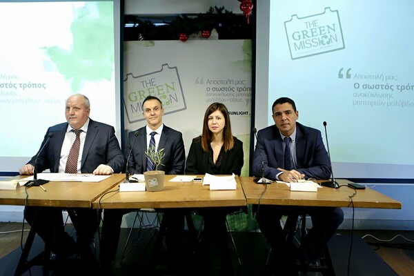 Green Mission: Δυναμική περιβαλλοντική πρωτοβουλία της Sunlight Recycling για την ορθή ανακύκλωση μπαταριών μολύβδου-οξέως