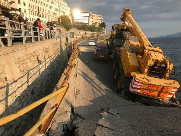 Συναγερμός στην Καβάλα: Κατέρρευσε τμήμα γέφυρας - ΦΩΤΟΓΡΑΦΙΕΣ