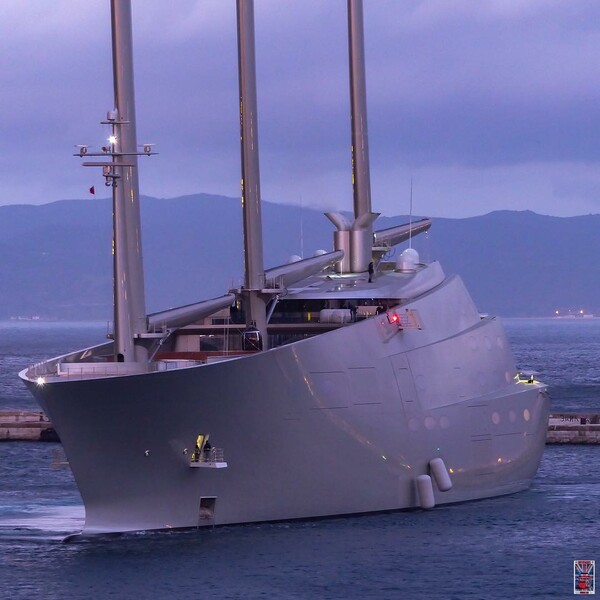 Το πολυτελές «Yacht A» του Ρώσου ολιγάρχη κατασχέθηκε στο Γιβραλτάρ λόγω χρεών