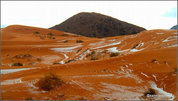 Η Σαχάρα στα λευκά - Χιόνι στην έρημο μετά από 37 χρόνια