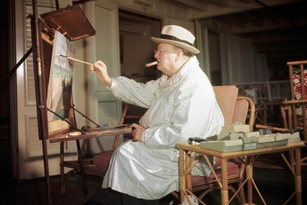Πορτρέτο του πολιτικού ως νεαρού καλλιτέχνη: Τα ζωγραφικά έργα του Τσόρτσιλ