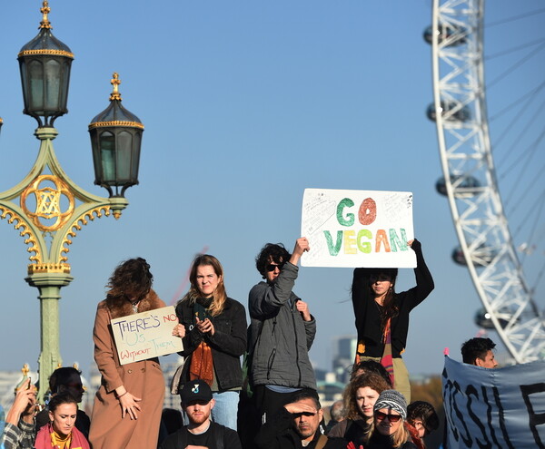 Διαδηλωτές απέκλεισαν 5 γέφυρες στο Λονδίνο - 70 συλλήψεις