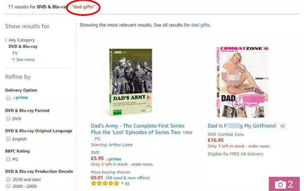 Amazon: Έβαλαν πορνογραφικές ταινίες στη λίστα με τα «δώρα για τον μπαμπά»