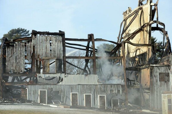 Ιστορικό σαιξπηρικό θέατρο καταστράφηκε ολοσχερώς από πυρκαγιά στο Κονέκτικατ