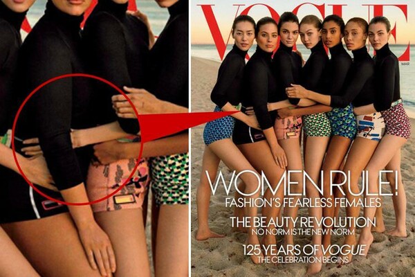 Το «κακό» photoshop και η πόζα της Ashley Graham στο εξώφυλλο της Vogue προκαλούν αντιδράσεις