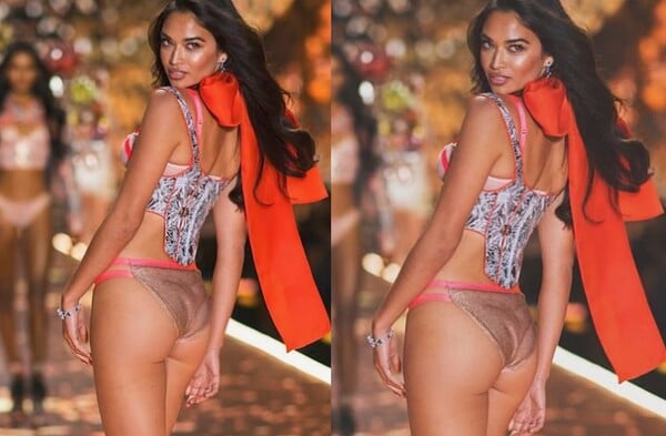 Το ακραίο και εξωφρενικό photoshop των μοντέλων της Victoria's Secret αποκαλύπτεται στο Instagram