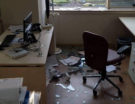 Ζημιές και στα γραφεία της «Καθημερινής» από την έκρηξη βόμβας