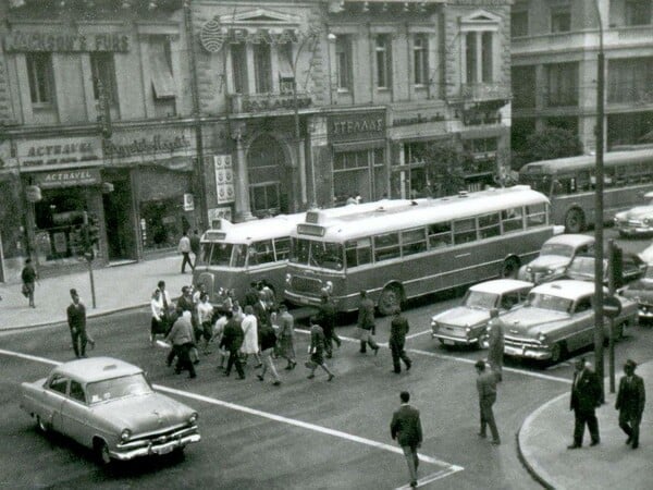 Λεωφορεία στην Αθήνα του '60