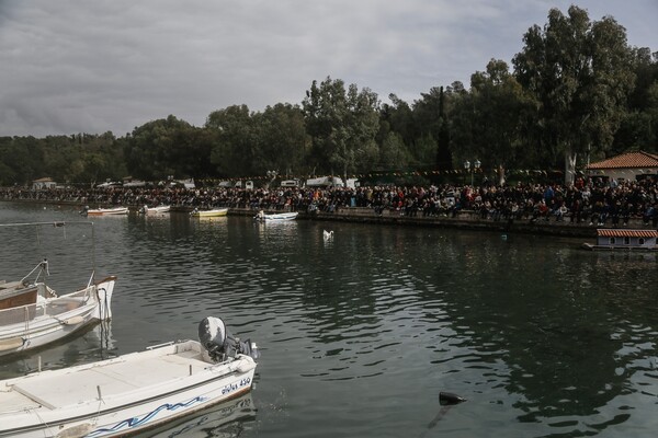 25 εντυπωσιακές φωτογραφίες από τα Αλευρομουτζουρώματα στο Γαλαξίδι