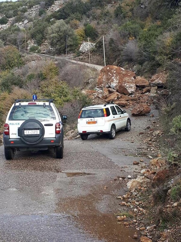 Εκκενώθηκαν σπίτια μετά από κατολίσθηση στην Ανδρίτσαινα