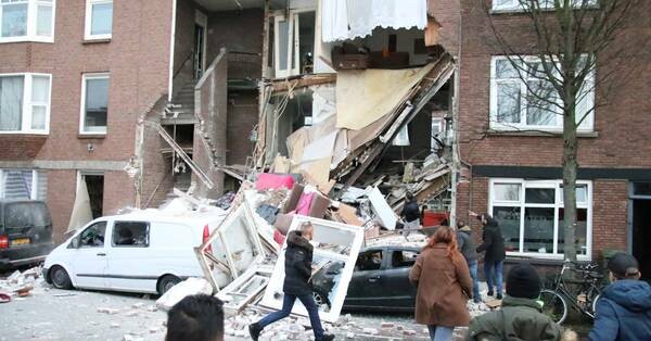 Ισχυρή έκρηξη στη Χάγη – Τουλάχιστον ένα κτίριο κατέρρευσε
