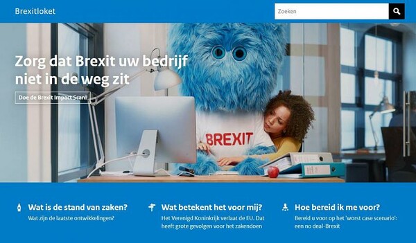 Ο Ολλανδός ΥΠΕΞ «επιστράτευσε» ένα μπλε τέρας για να προειδοποιήσει ενόψει Brexit
